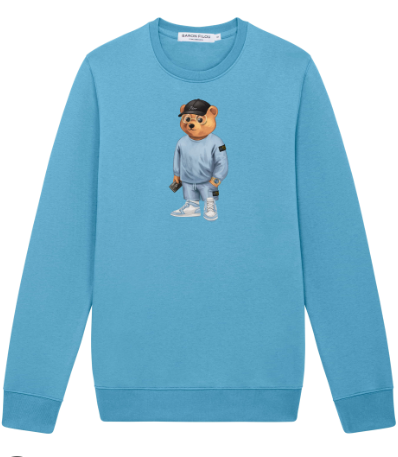 BARON FILOU FIL61U PUL MAN PULLOVER BLUE OCEAN 