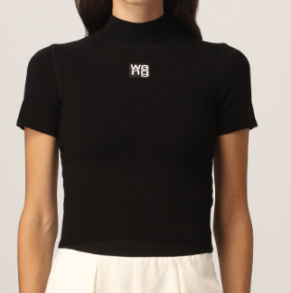 ALEXANDER WANG 4KC2191008 WOMEN'S TOP BLACK 