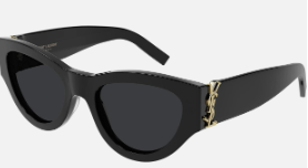YVES SAINT LAUREN SL M94 UNISEX SUN GLASSES BLACK