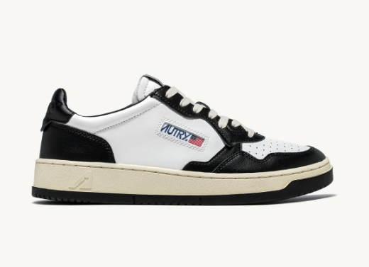 AUTRY AULW-WB01 WOMEN'S SHOES WHITE BLACK