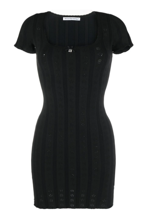 ALEXANDER WANG 4KC3236020 WOMEN'S T-SHIRT BLACK 