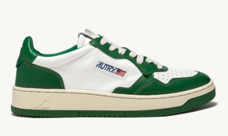 AUTRY AULM/WB03 SNEAKERS MAN WHITE GREEN