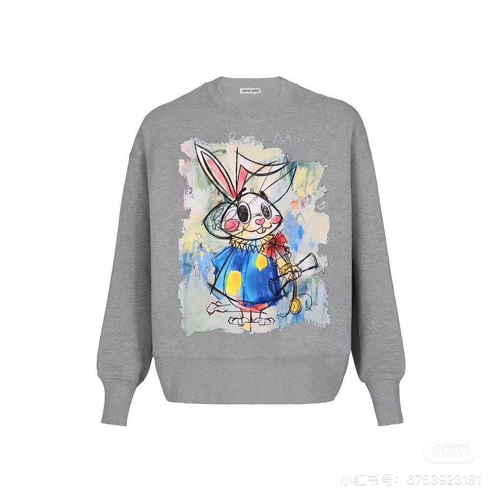 RICHIE MACIE 200123-RM32 FELPA UNISEX GREY