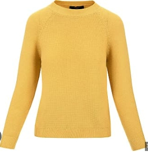 MAXMARA 2411361151600 011 - BERLINA WOMEN'S SWEATER YELLOW