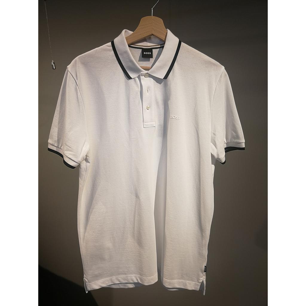 HUGO BOSS 50494697 101 MEN'S POLO WHITE