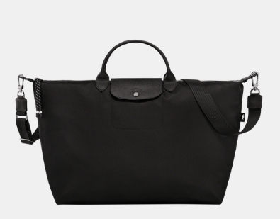 LONGCHAMP L1624HSR 001 WOMEN'S BLACK TRAVELBAG