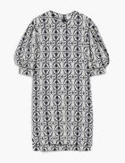 MAXMARA 1621015106001 GUSTAVO 001 BIANCO BLU WOMEN'S DRESS