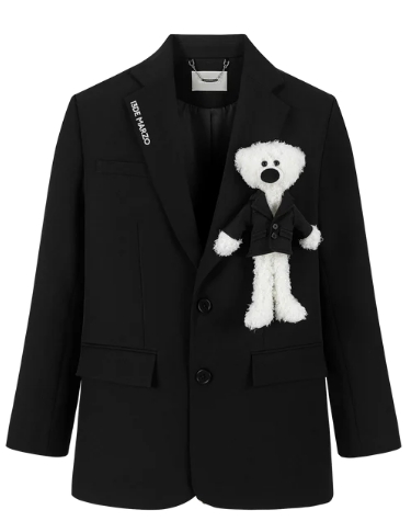 13DE MARZO BEAR CUSTOM SUIT BLACK