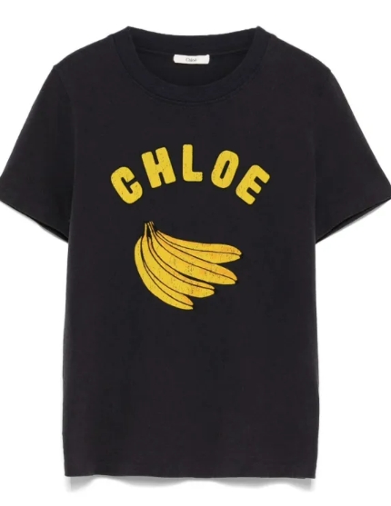 CHLOE CHC25SJH08187 405 TWILIGHT BLUE WOMEN'S TOP