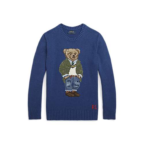 POLO RALPH LAUREN KID'S 323932479001 BOY'S SWEATER NAVY