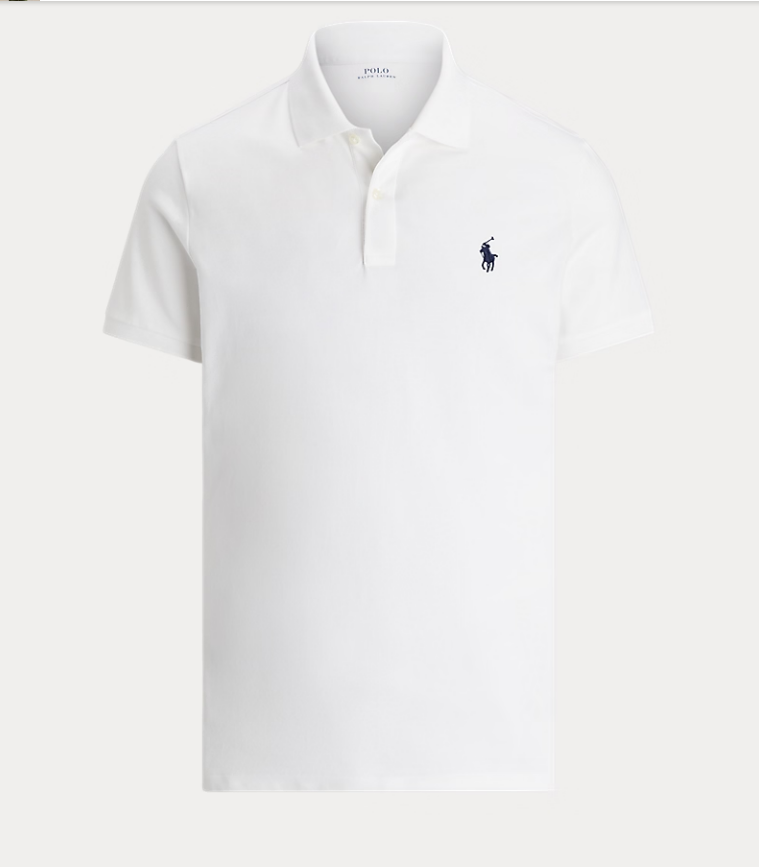 POLO RALPH LAUREN 710962508 004  MEN'S POLO WHITE