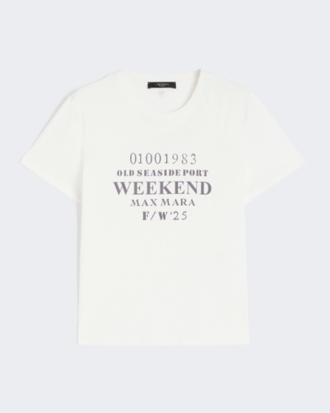 MAXMARA WEEKEND 5976035106001 - GUGLIA T-SHIRT BIANCO