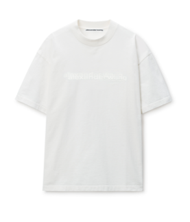 ALEXANDER WANG UCC3251847 120 T-SHIRT UNISEX WHITE