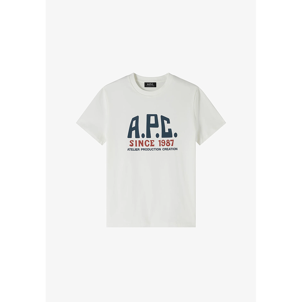 A.P.C. COHBU.M26442 MEN'S T-SHIRT WHITE
