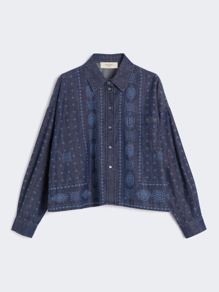MAXMARA WEEKEND 5116015106013 - GIOCHI WOMEN'S SHIRT BLUE