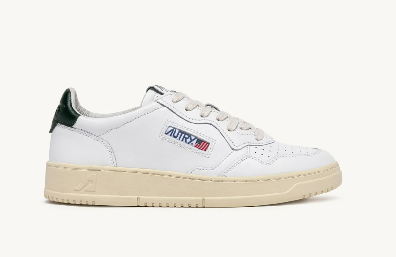 AUTRY AULW LL47 MEDALIST WOMEN'S SNEAKERS WHITE/GREEN