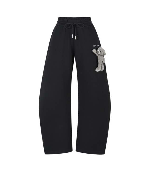 13DE MARZO 2123 CASUAL BEAR BLADE SWEATPANTS BLACK