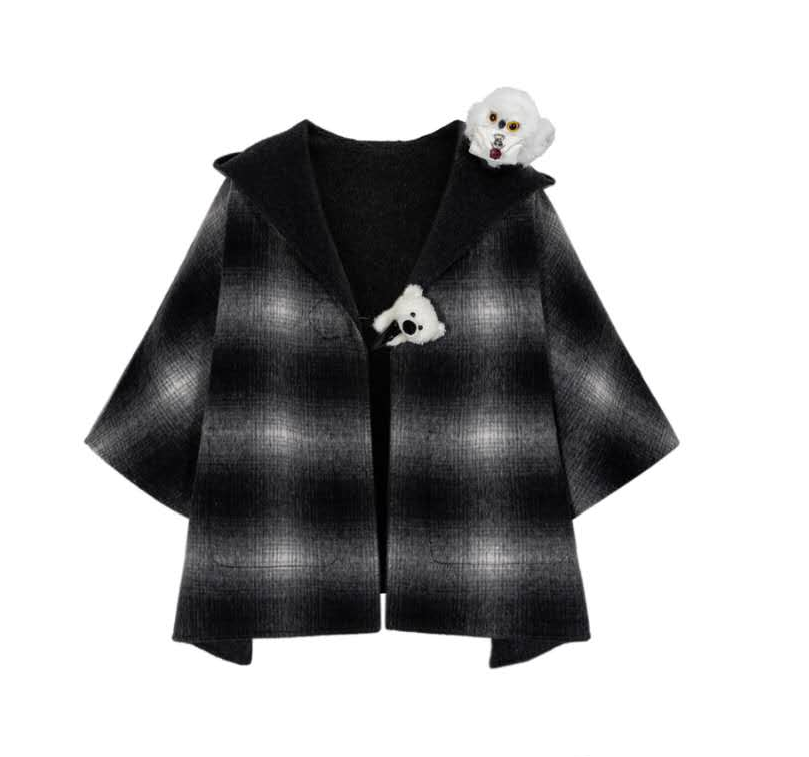 13DE MARZO WIZARD &  MUGGLE CAPE BLACK