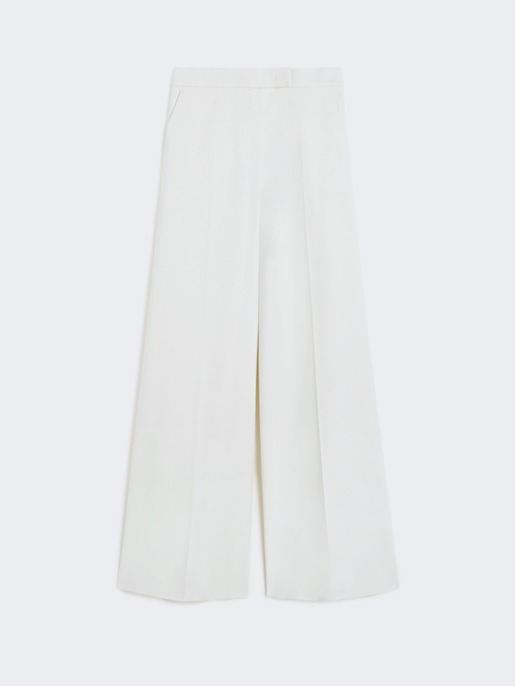 MAXMARA 252113600600 005 - FINISH WOMEN'S TROUSERS WHITE