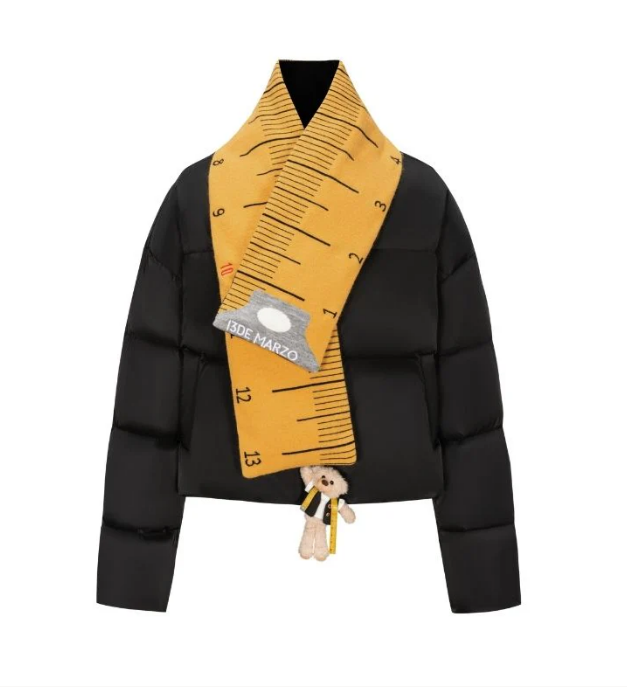 13DE MARZO TAILOR BEAR RULER DOWN JACKET BLACK