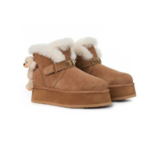 13DE MARZO MZ2508801 BEAR PLUSH SNOW BOOTS KHAKI 