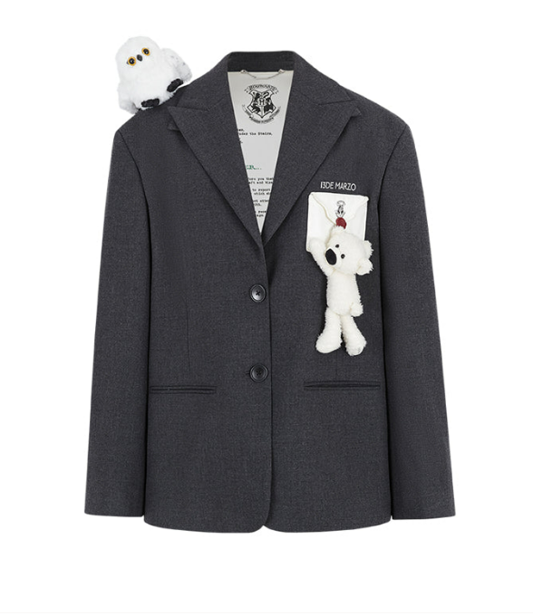 13DE MARZO MZ2514201 HEDWIG HOGWARTS OFFER BEAR SUIT DARK GREY CT
