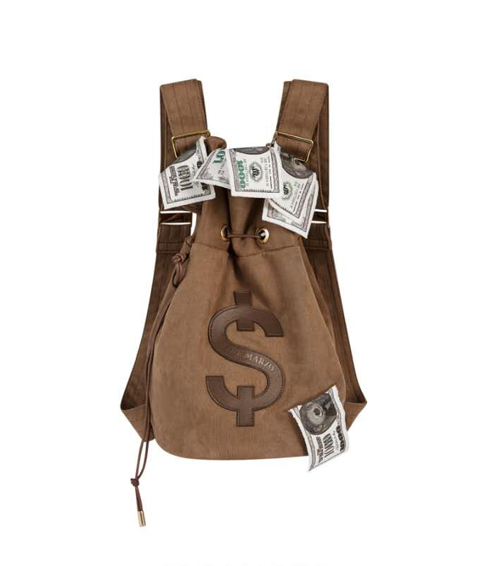 13DE MARZO MZ2507401 BEAR CASH BAG BROWN 