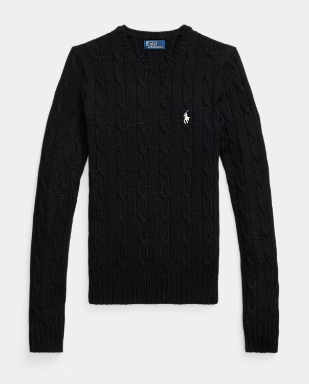 POLO RALPH LAUREN 211971869006 WOMEN'S PULLOVER BLACK