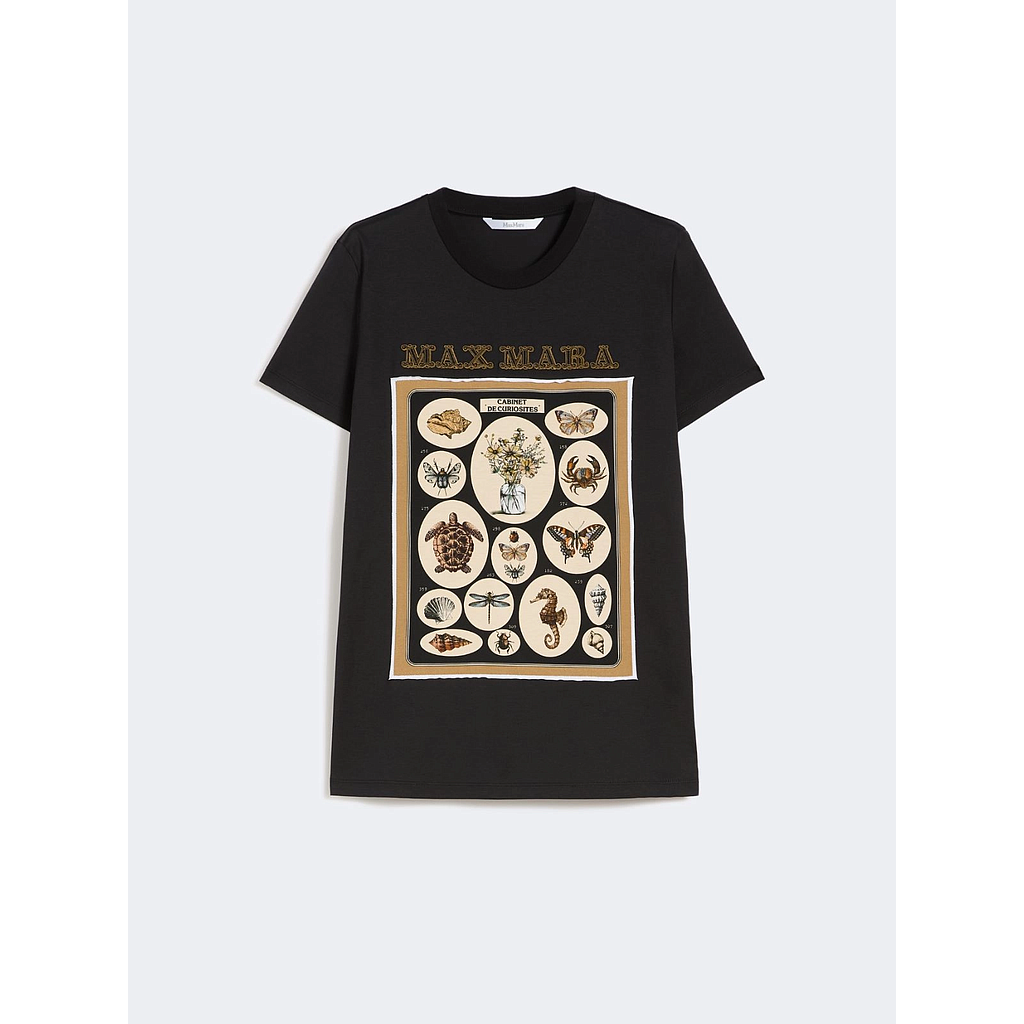 MAXMARA 1941066206018 - MXMSPADINO WOMEN'S T-SHIRT BLACK