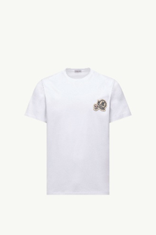 MONCLER L10918C000688390Y001 MEN'S T-SHIRT WHITE