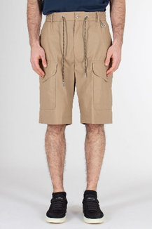 MONCLER 2B00007.599C3 224 MEN'S SHORTS TAN
