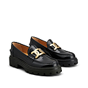 TOD'S XXW08J0HL60SHAB999 WOMEN MOCASSINI BLACK NOTA