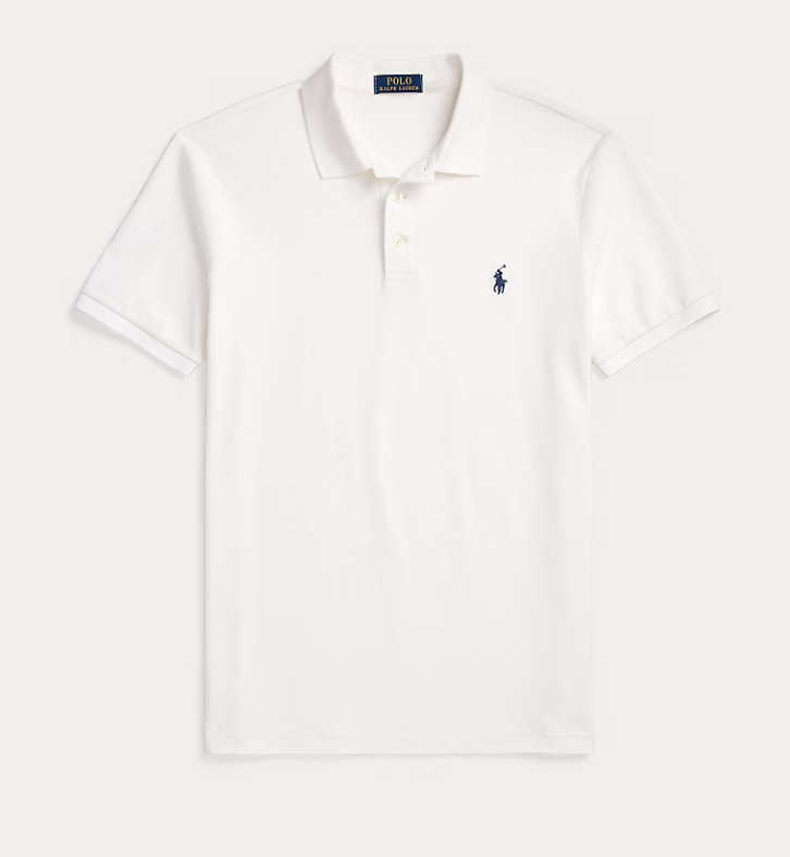 POLO RALPH LAUREN 710941439002 MEN'S POLO WHITE
