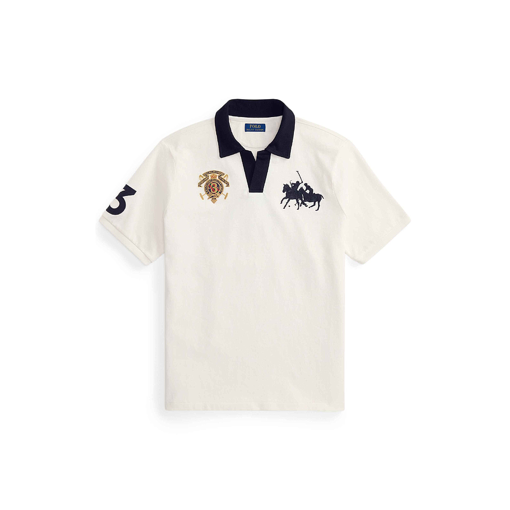 POLO RALPH LAUREN 710B14222001 MEN'S POLO WHITE