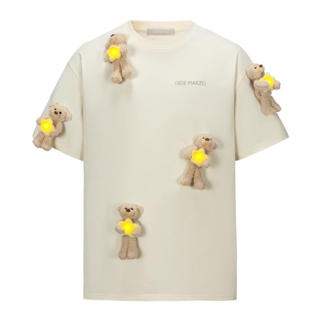 13DE MARZO MZ2606302 LUMI STAR BEAR T-SHIRT BEIGE