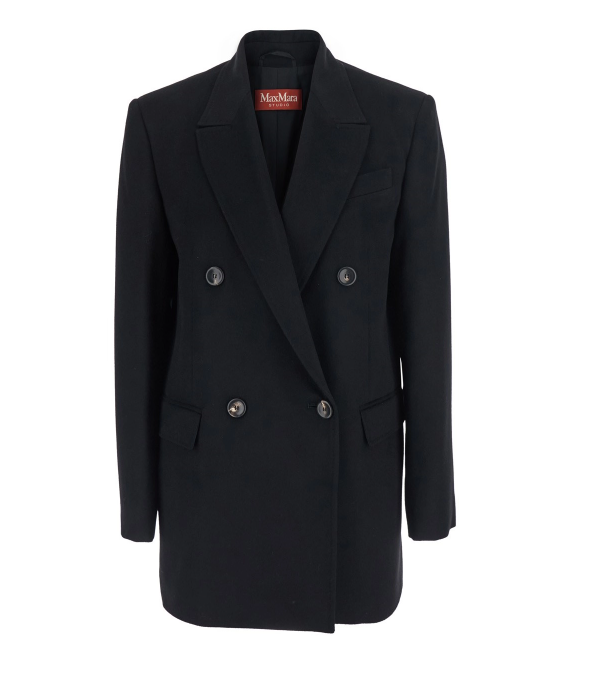 A STUDIO 6046036206003 - MSTHOBBY WOMEN'S COAT BLACKMAXMAR