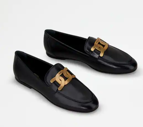 TOD'S XXW79A0DD00NF5B999 WOMAN'S LOAFERS KATE BLACK