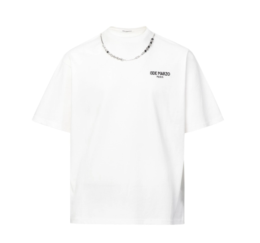 13 DE MARZO DONNA T-SHIRT FR-JX-142-M-01 BIANCO