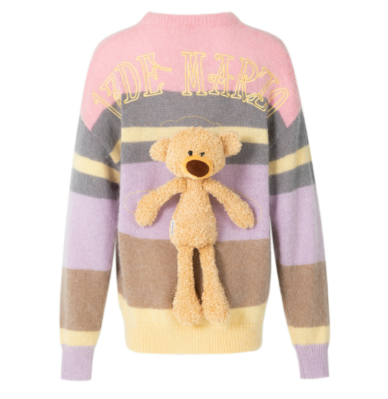 13DE MARZO MZ2510901 DONNA MAGLIA FR-JX-050-P VIOLA-ROSA