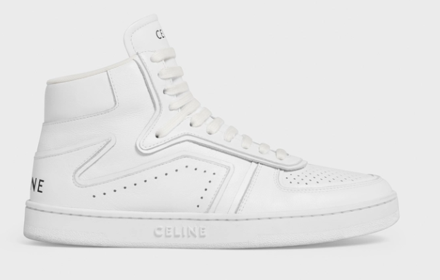 CELINE CT-01 343183338C.01OP BIANCO HIGH TOP "Z"  WOMEN SNEAKERS