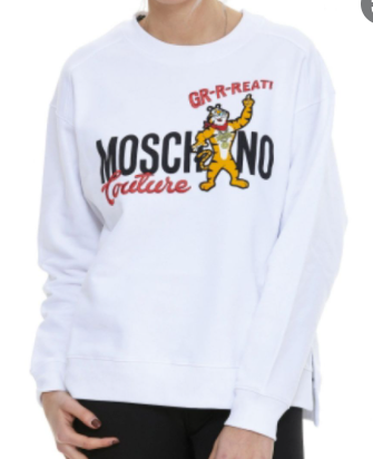 MOSCHINO 1778 1027 1001 FELPA TIGRE