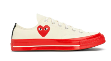COMME DES GARCONS PLAY P1K123-2 A01796C SNEAKERS WHITE