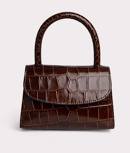 BY FAR 18FWMINANEDSMA NUTELLA  MINI WOMEN BAG