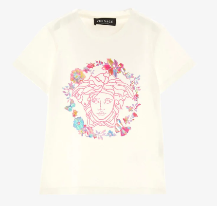 VERSACE KIDS 1000052 1A04818 2W070 MEDUSA KIDS T-SHIRT (副本)
