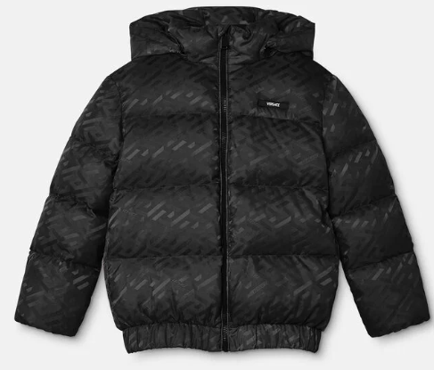 VERSACE KIDS 1006762 1A04744 1B000 KIDS DOWN COAT