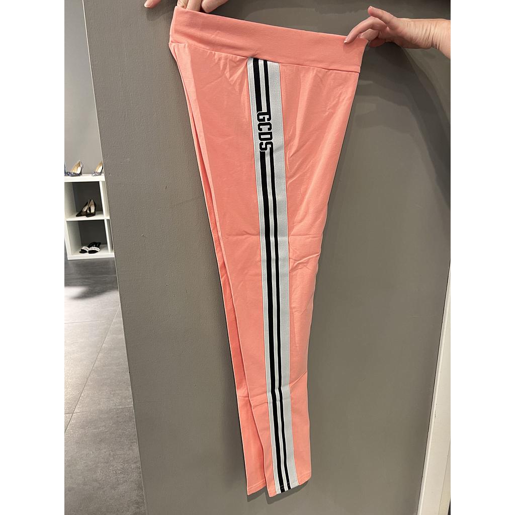 GCDS S18 PINK/GREY WOMEN LEGGINGS