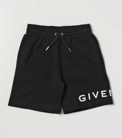 GIVENCHY H24210 09B KIDS SHORTS BLACK (8A-12A)