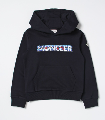 MONCLER KIDS 8G00028 809AG 778 BOYS SWEATSHIRT NAVY ( 8A-10A )