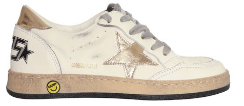 GOLDEN GOOSE GYF00439 F004244 KIDS SHOES WHITE GOLD (29-34)