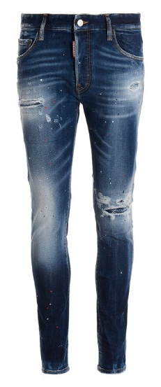 DSQUARED S74LB1254-S30789-470 MAN JEANS BLUE 